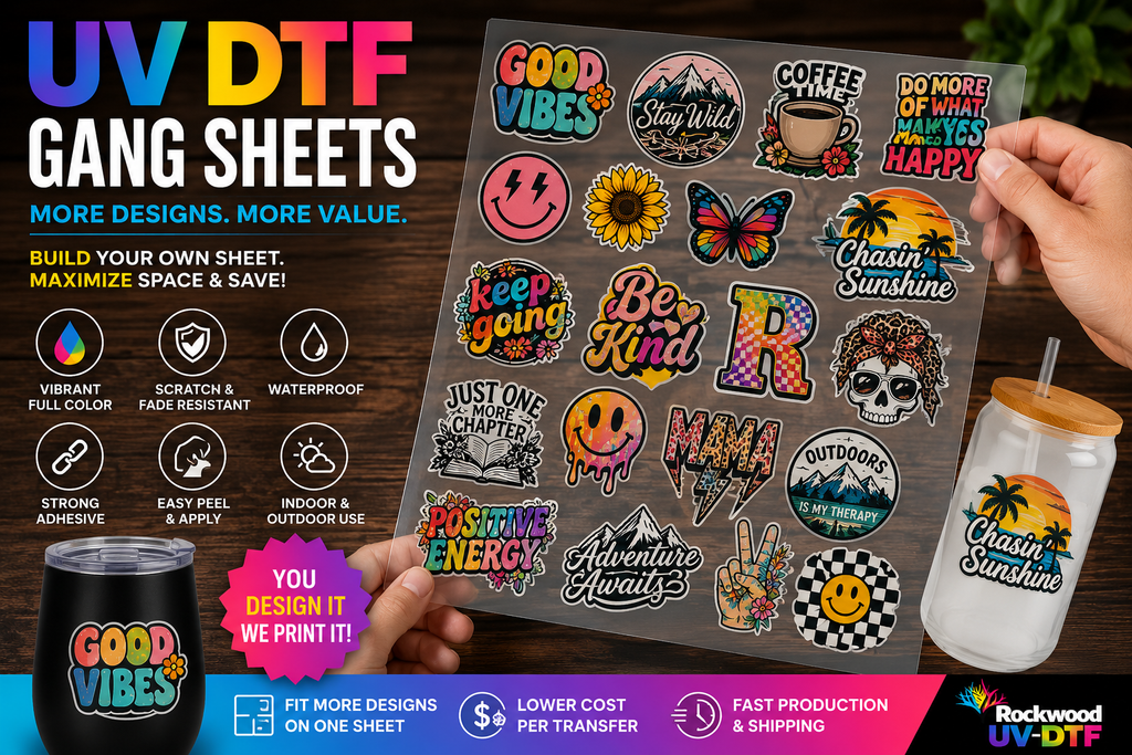 UV-DTF Stickers Gang Sheet Builder