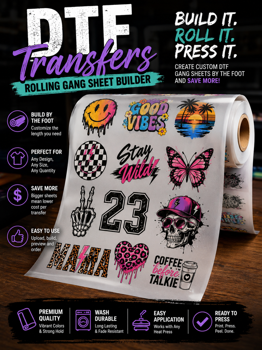 DTF Gang Sheet Builder